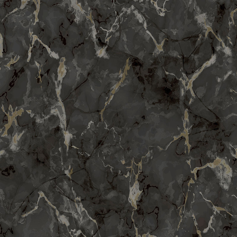 Rouleau de faux marbre Meiling, Or noir