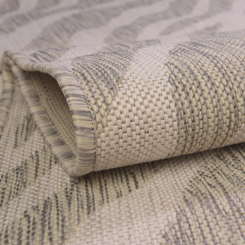 Tullyrusk Animal Print Indoor / Outdoor Rug, Square 10'