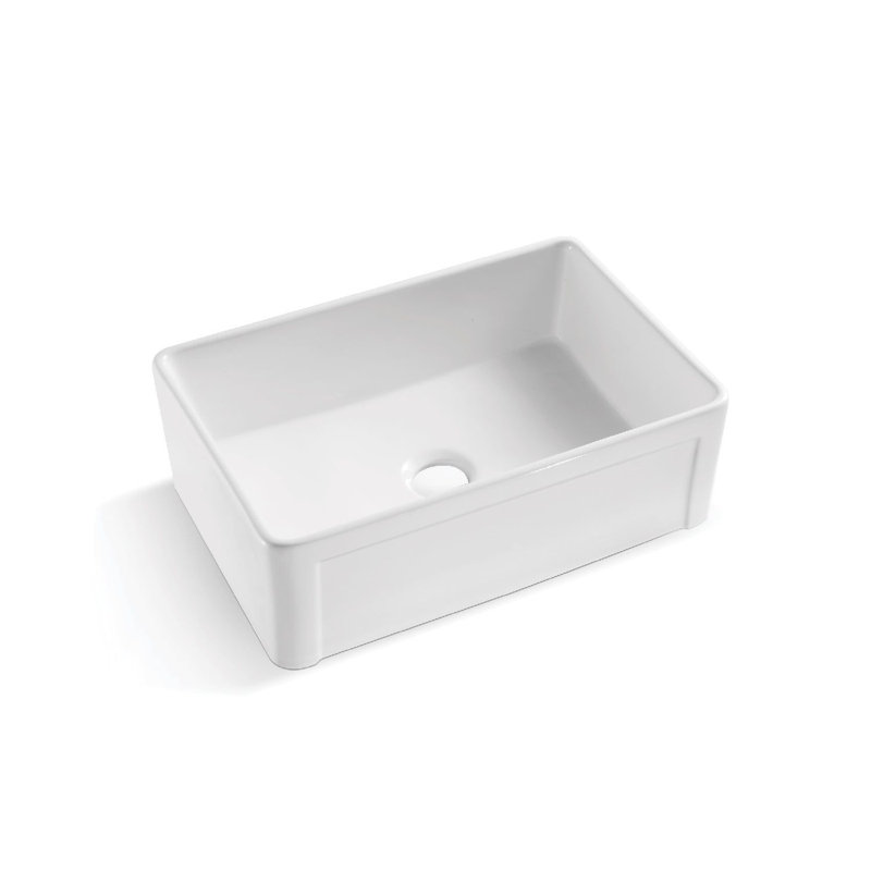 DAX Ceramic Apron Sink - 30 1/8" x 20 - White