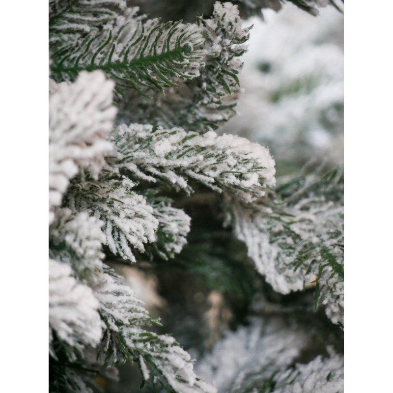 Frosted Andorra 7.5ft Christmas Tree with 500 Warm White LEDs