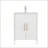24 Inch Modern Bathroom Vanity with Sink, Glossy White Wavy Door, Gold Handles, and Adjustable Shelf for Efficient Storage