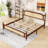 Platform Bed with Rattan Headboard-2095073045-2095073046