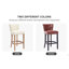 Tabourets de bar en bois avec dessus de vache, chaise de bar pivotante à 360 degrés avec dossier-1029045920-1029045921-1029045922