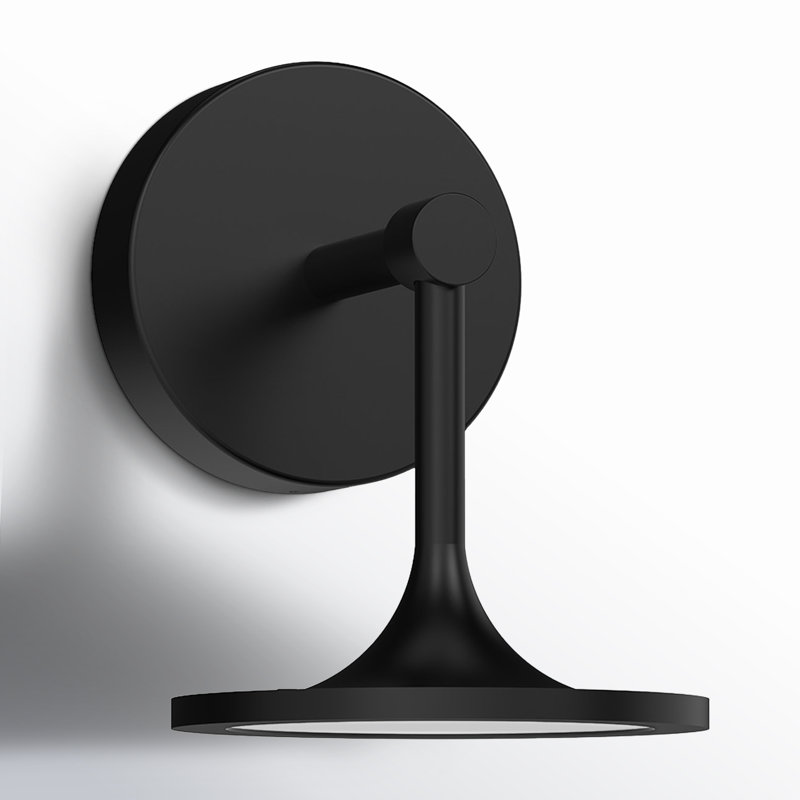 Daveney LED Armed Sconce, Matte Black