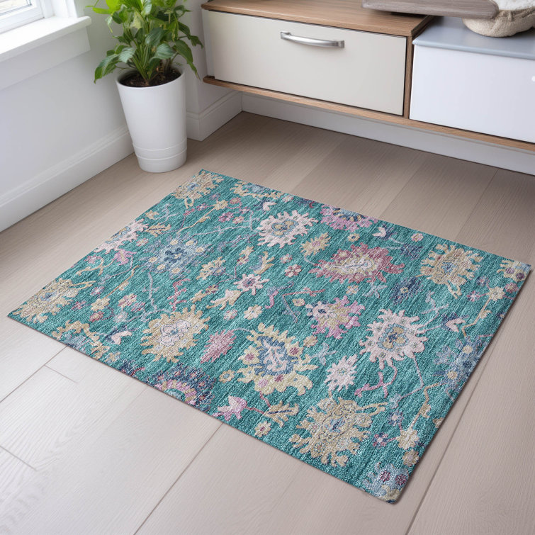 Premium Machine Washable Gurubaksh AMF1154 Global Rug