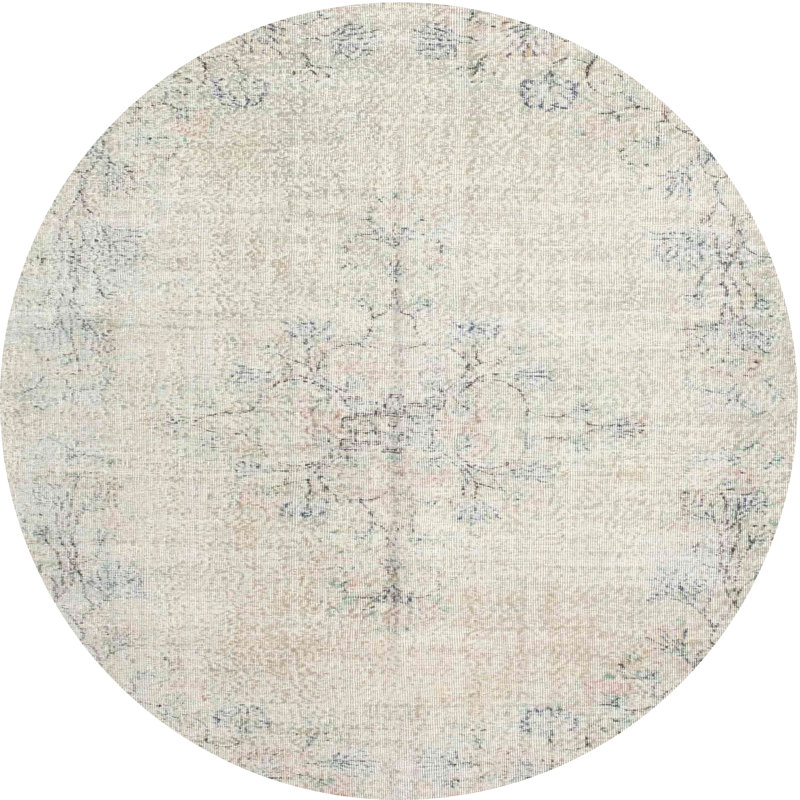 Adraya Oriental Indoor Rug, Round 4'