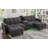 Modern Sectional Sofa 126" U-Shaped Sectional Sofa Modular Sectional Couch With Movable Storage Ottomans, Multifunctional Console, Bluetooth Speakers And LED Lights For Living Room, Grey-1695826477