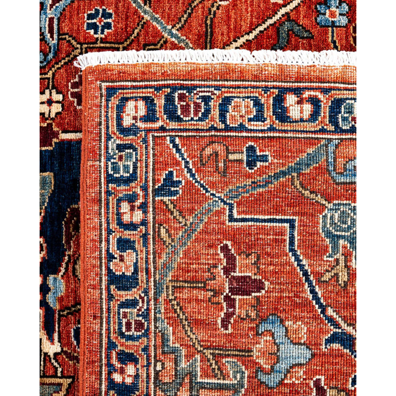 Serapi One-of-a-Kind Rectangle 8'11" X 11'10" Hand Knotted Area Rug