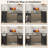 Computer Desk with Monitor Stand & Charging Station, Gaming Desk with LED Lights & Drawers-2117043240-2116004840