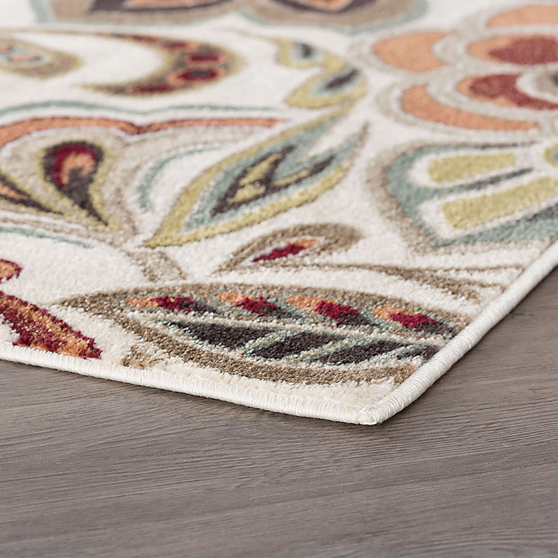 Tapis d'intérieur transitionnel Elmer pour salon, salle à manger et chambre à coucher Elmer, Ivoire ivoire