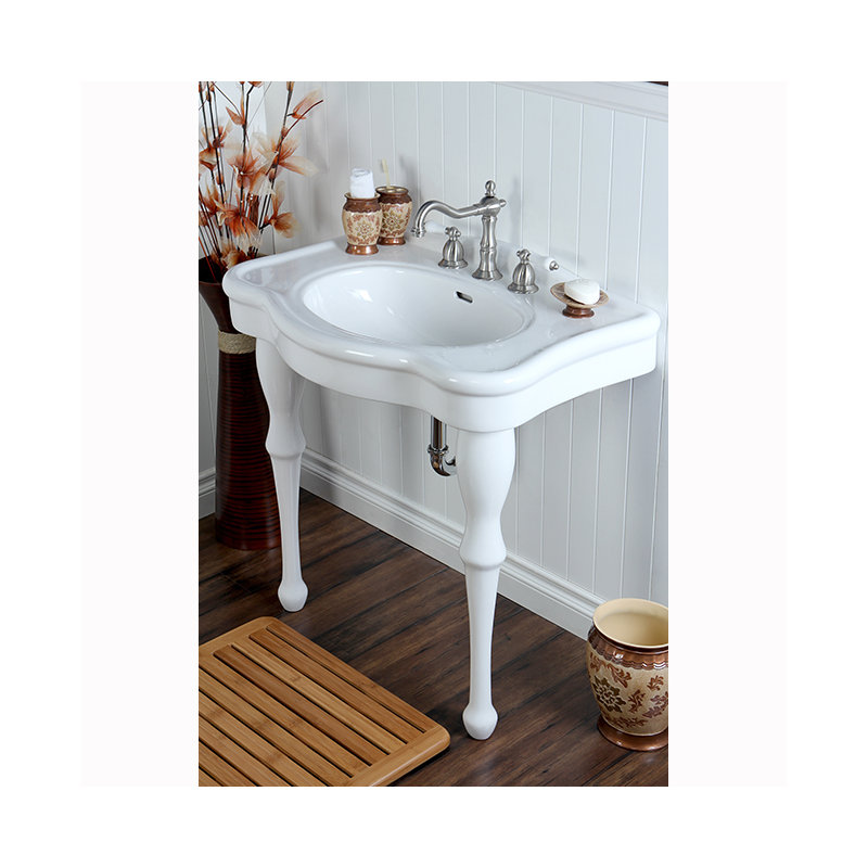 Kingston Brass Imperial 32-Inch Console Sink, 8" Widespread