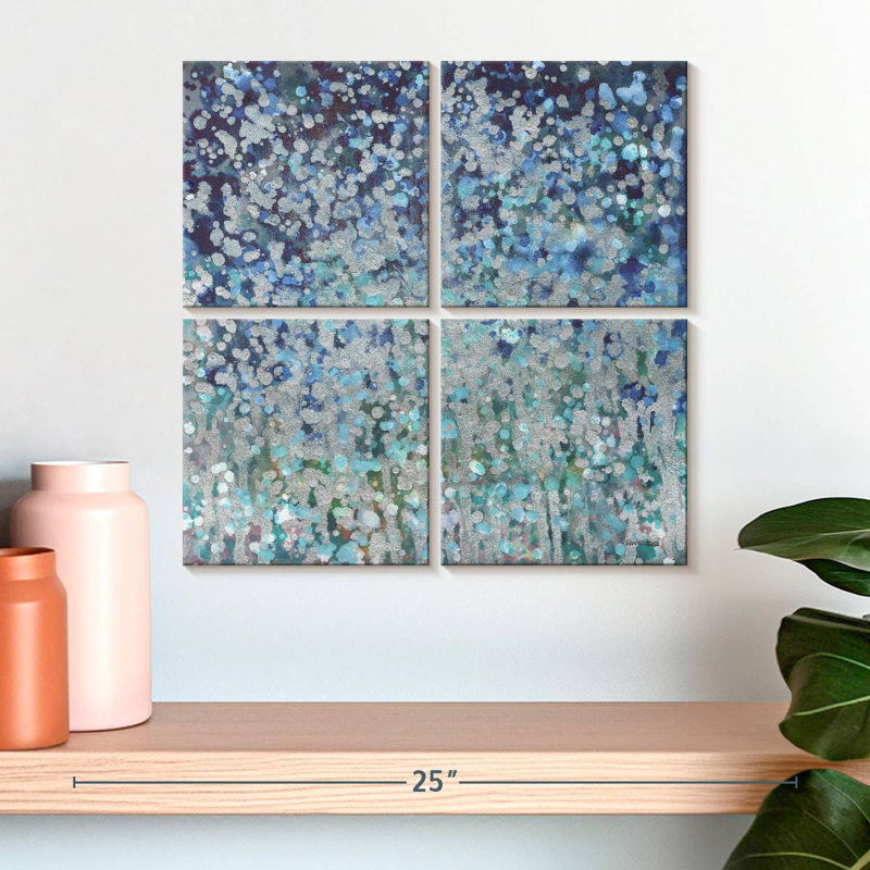 Starlight Rain, 18" H x 18" W