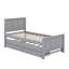 Lit plateforme simple avec tiroirs et lit gigogne-114402416