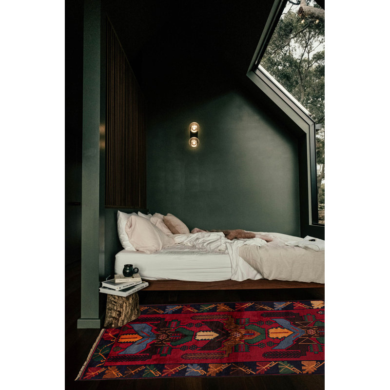 Rizbaft Red Rug 3'5" x 6'7"
