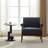 Faux Leather Armchair-1169933912