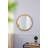 20"Circle Wall Mirror with Wooden Frame-269238896