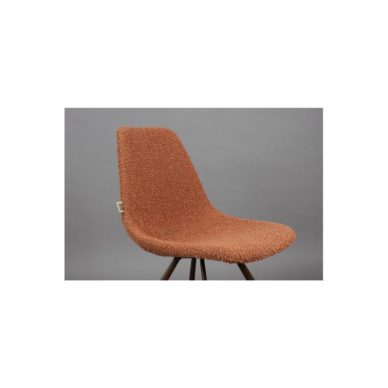 Franky Upholstered Dining Chair, Terra Polyester