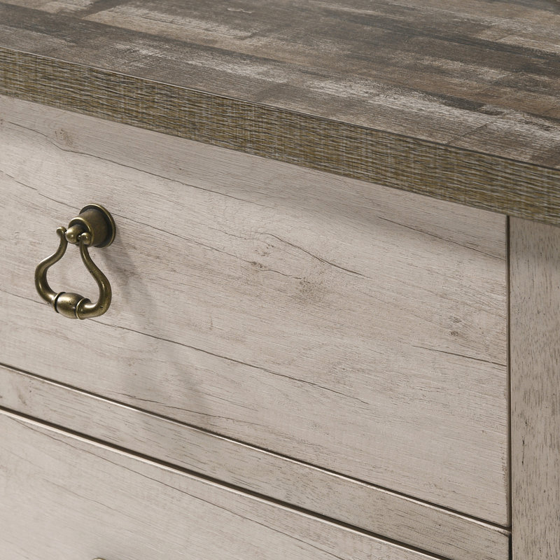 Table de chevet 2 tiroirs Cottage Style