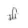Davvid Centerset 2-handle Bathroom Faucet with Drain Assembly