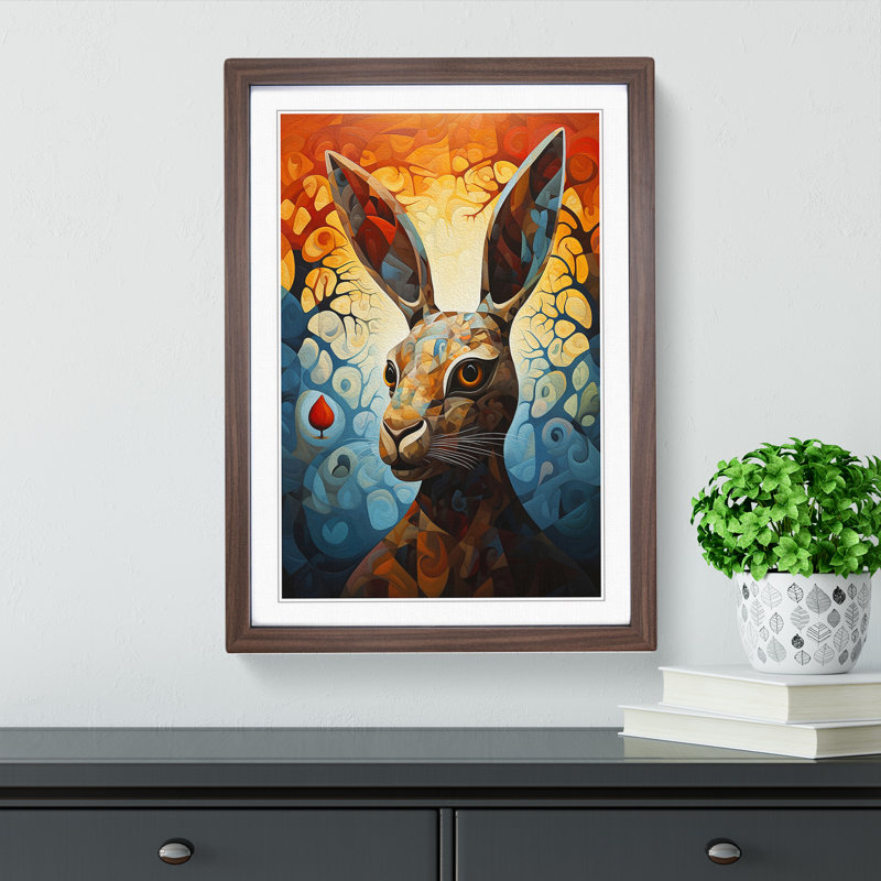 Hare Orphism - Framed Print