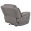 Fauteuil inclinable électrique oscillant gris anthracite