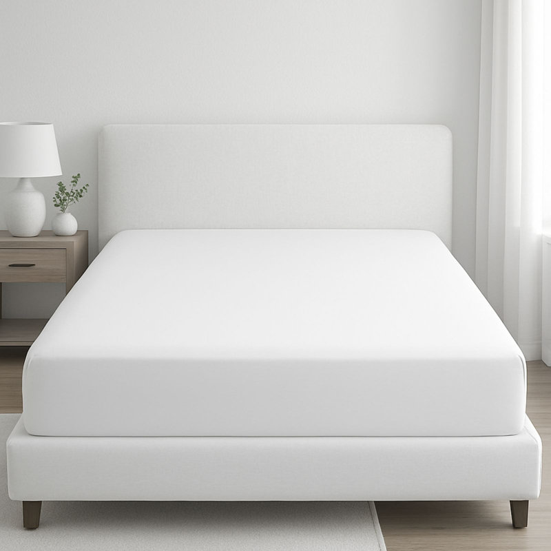 100% Cotton Flatweave Fitted Sheet, Single (3')