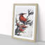Two Birds by Katsushika Hokusai - Picture Frame Painting Print-55615067-55615063