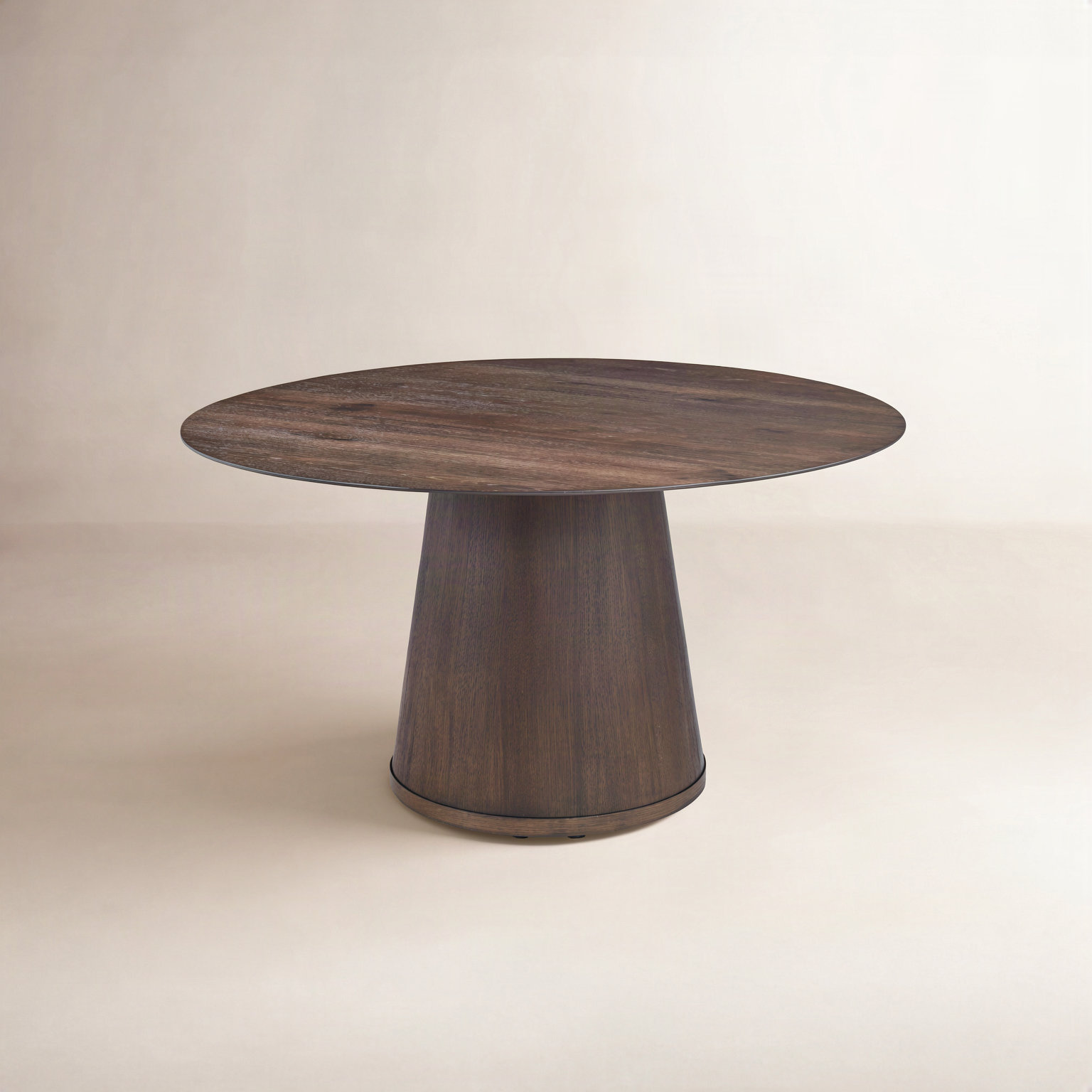 Madrid Dining Table, 30" H x 53.15" L x 53.15" W, Brown