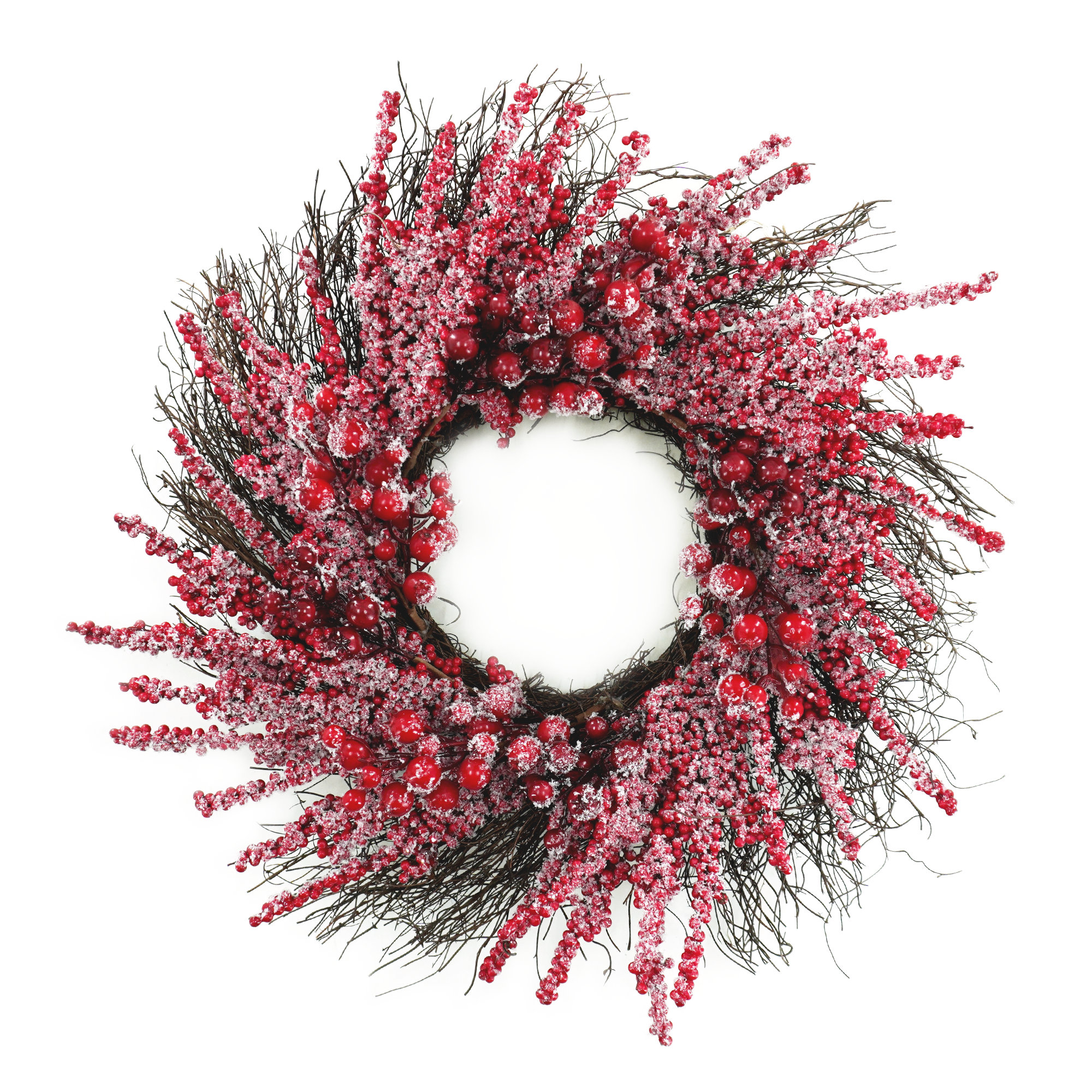 Alcott Hill® Handcrafted Faux 24'' Wreath & Reviews | Wayfair
