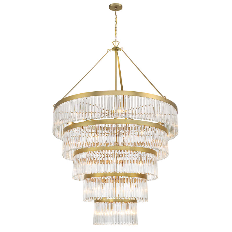 Nikiforos 30 Light Modern Gold Chandelier