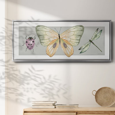 «Pretty Insectes I», toile encadrée