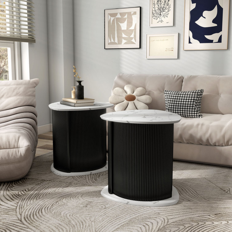 Hallenbeck 2-Piece End Table Set