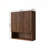 Wall-Mounted Striped Bathroom Cabinet with Moisture-Resistant for Bathroom, Kitchen, Laundry Room-1013999053