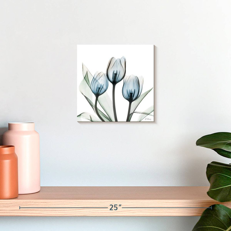 Arney Glacier Tulips I, 10" H x 10" W