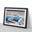 The Pontoon Bridge at Sano by Katsushika Hokusai - Picture Frame Painting Print-55639832-55639834