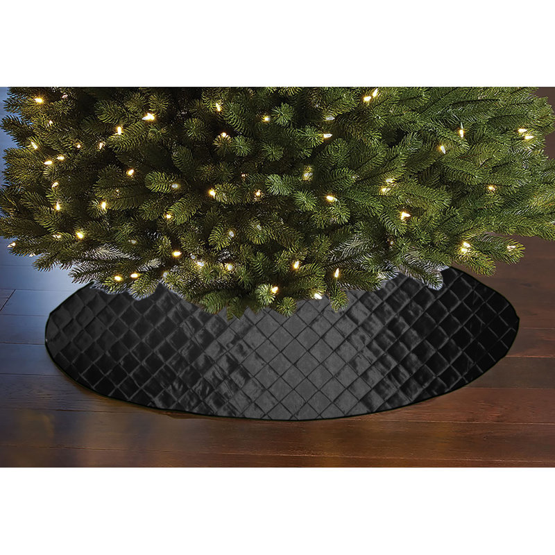 Cache-pieds d'arbre Noël, Noir