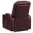 Neruda Upholstered Power Lift Massage Recliner Wine-1858098517