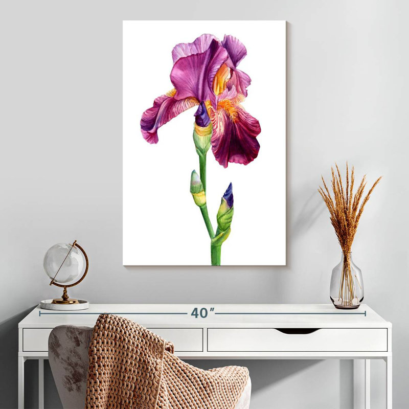 Harnek Lovely Iris Flower, 30" H x 20" W