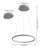 Odin 1-Light LED Unique / Statement Chandelier-116415419-71027343