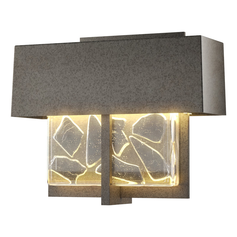 Shard Outdoor Flush Mount, Coastal Natural Iron, 20.9" H x 8.6" W x 3.5" D