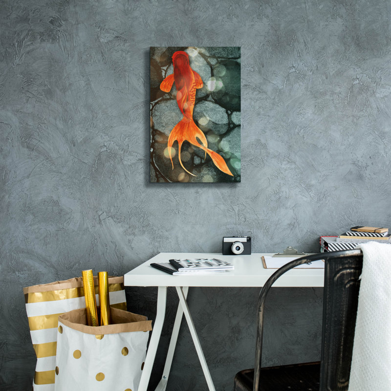  «Fantail 2» par Alicia Ludwig, art mural sur toile, 12 po x 18 po, H 18 po x l 12 po