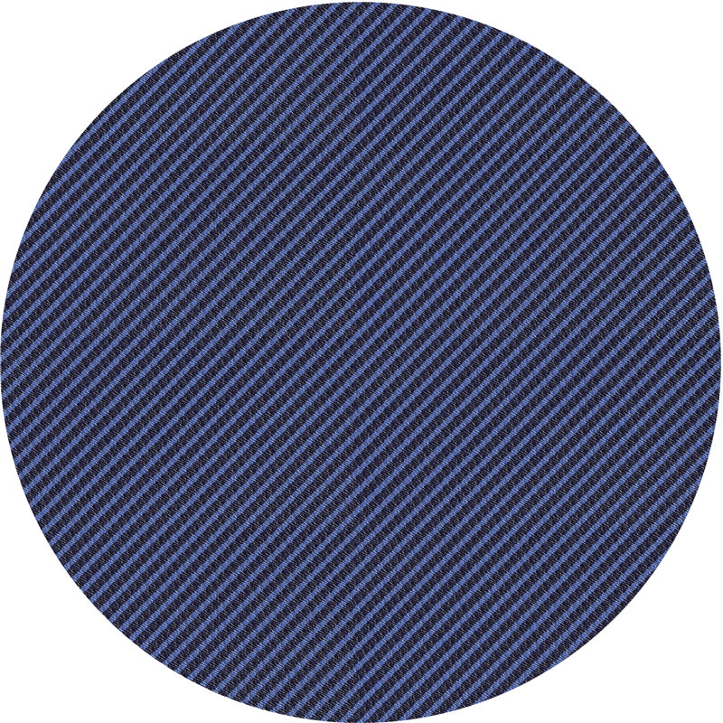 Tapis à motif géométrique violet foncé Brinson, Rond 6 pi
