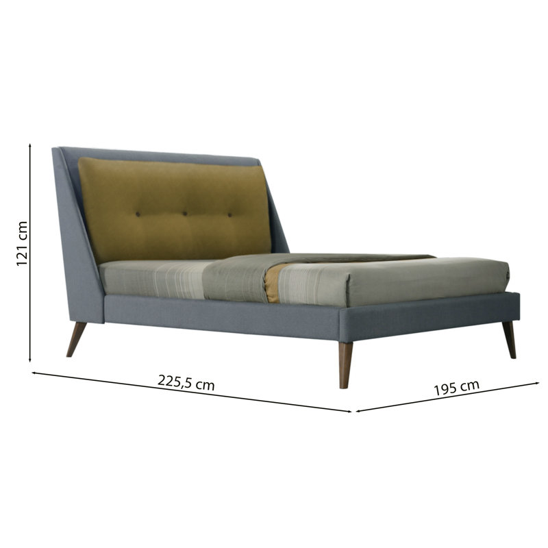 Mediouna Upholstered Bed