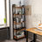 Ladder Bookcase 5 Tiers with Baffles Easy Assembly for Living Room Home Office-257414653-257414654