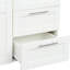 Armoire haute moderne, armoire de cuisine avec 2 portes et 2 tiroirs