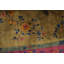 Antique Art Deco Room Size Wool Fuschia, Olive Rug