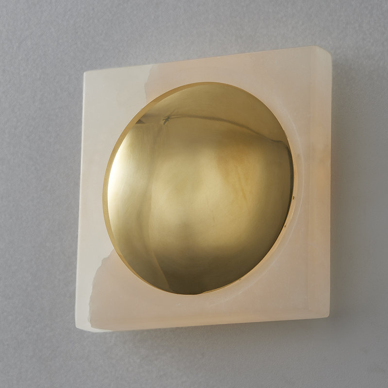 Hamel 1 Light Wall Sconce, Vintage Brass