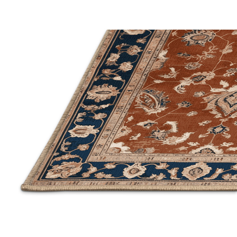 Tapis brun lavable à la machine, Tapis de couloir 2 pi x 4 pi