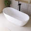 67'' Acrylic Freestanding Soaking Bathtub In Glossy White