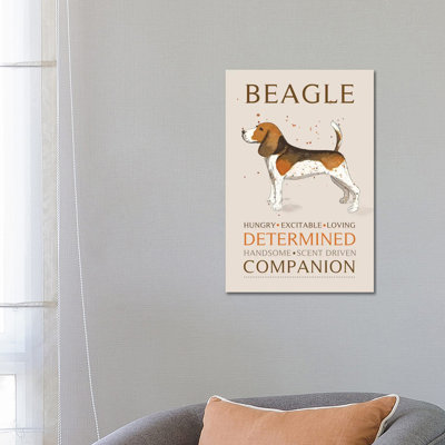 Beagle by Michelle Campbell - Wrapped Canvas Gallery-Wrapped Canvas Giclée
